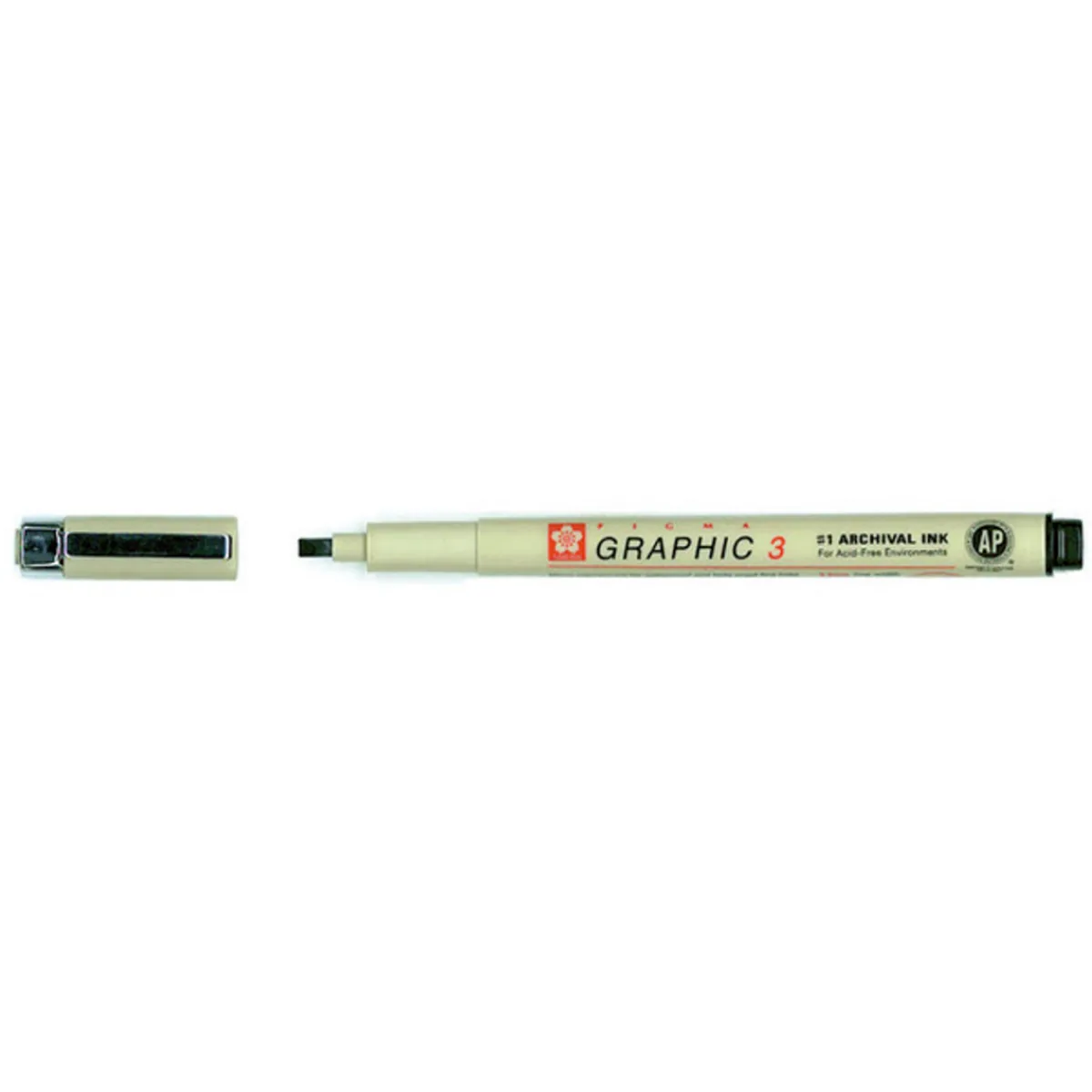 Sakura Pigma Graphic 3,0mm Svart