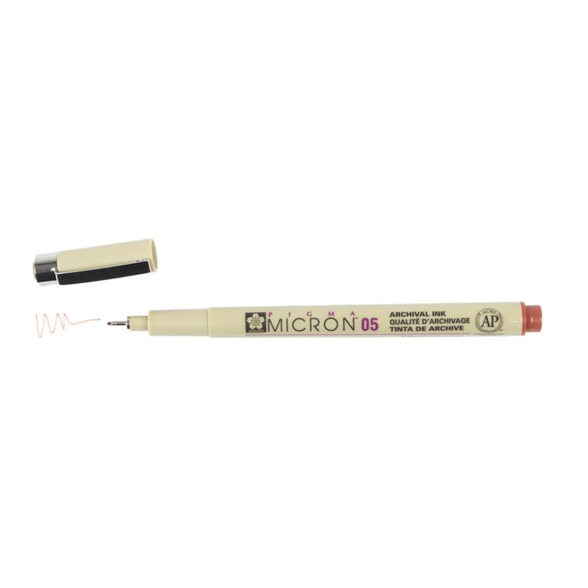 Sakura Pigma Micron 05 brun 0,45 mm | Tuschpennor & Markers