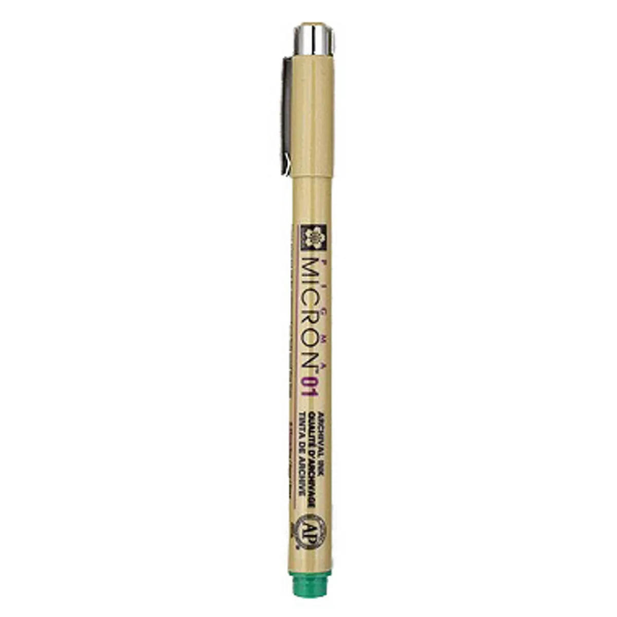 Sakura Pigma Micron 01 grön 0,25 mm | Tuschpennor & Markers