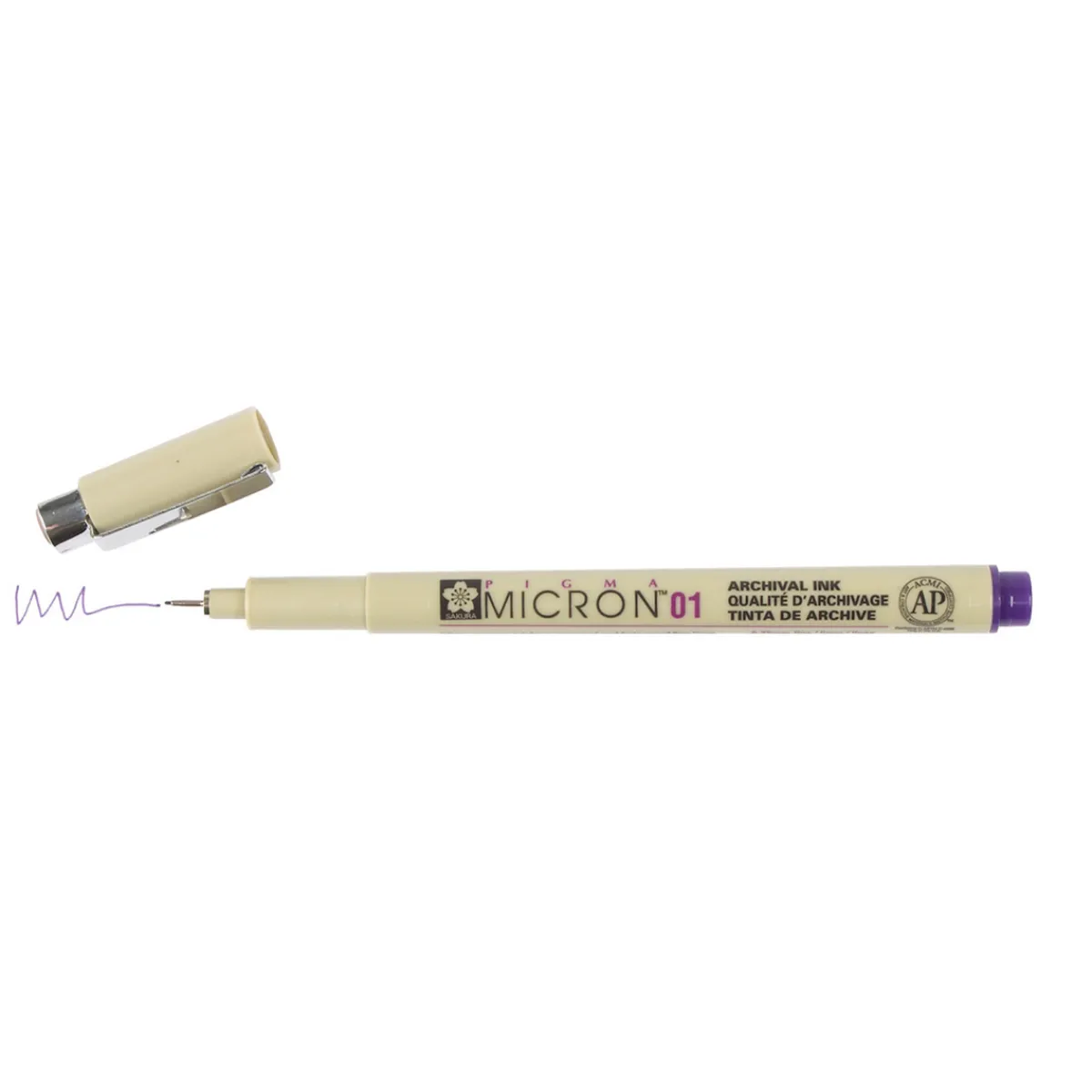 Sakura Pigma Micron 01 lila 0,25 mm | Tuschpennor & Markers