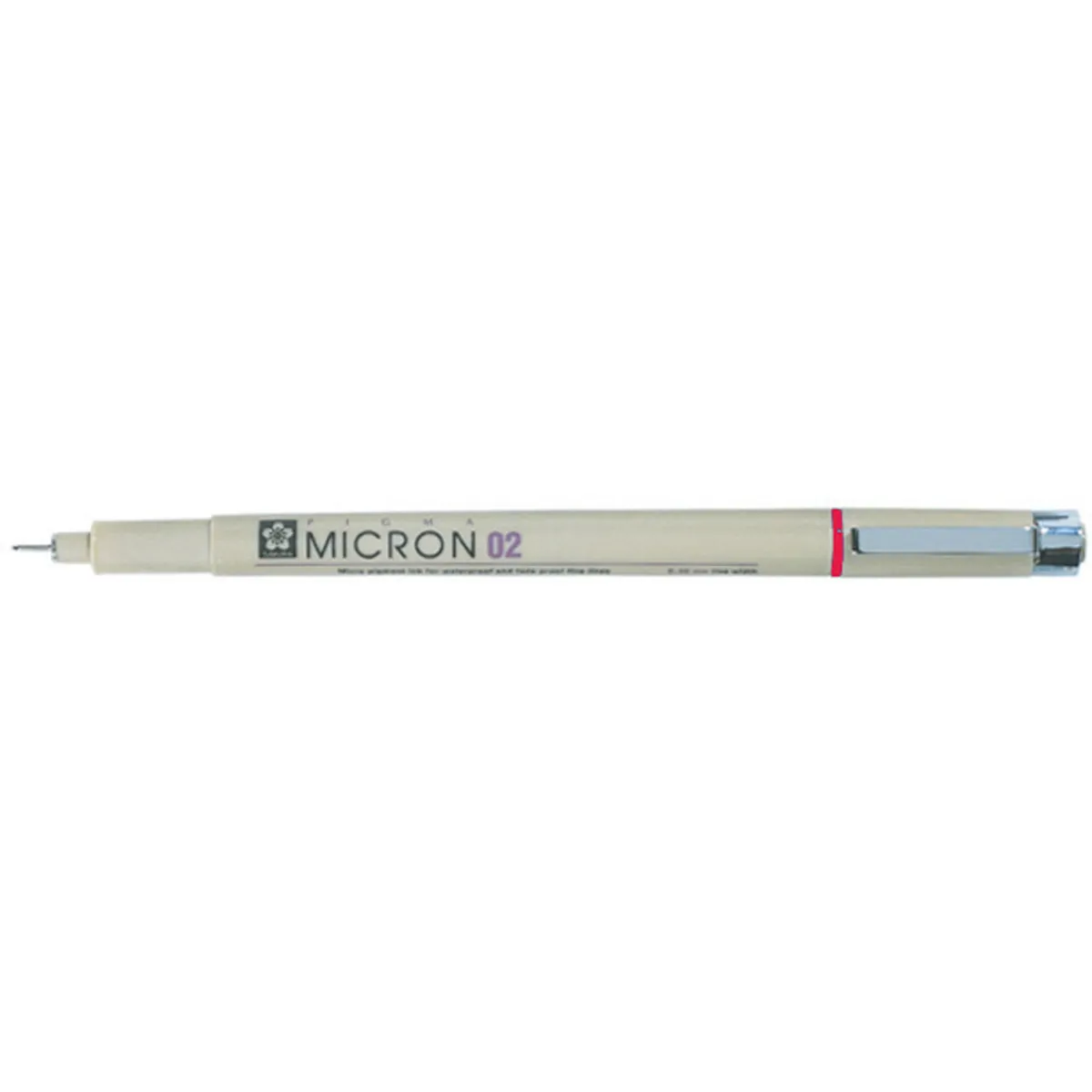 Sakura Pigma Micron 02 röd 0,3 mm