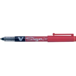 Pilot V-sign Pen röd | Bläckpennor