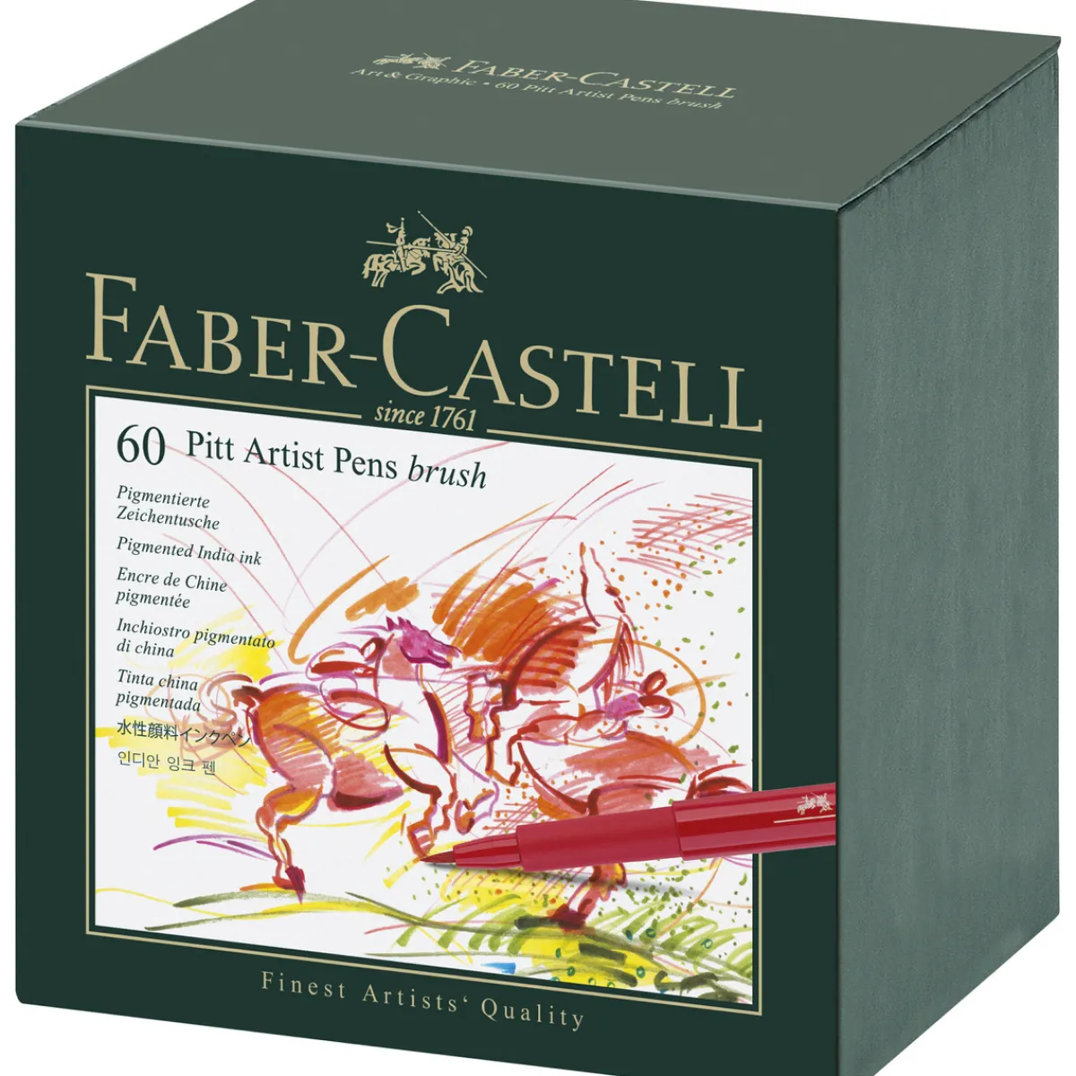 Faber-Castell PITT artist pen B 60p mix | Tuschpennor & Markers