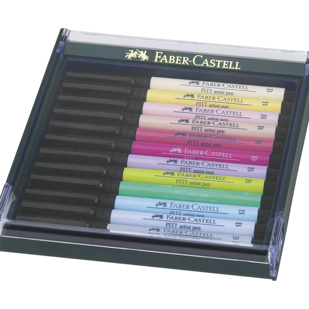 Faber-Castell PITT artist pen B 12p pastel