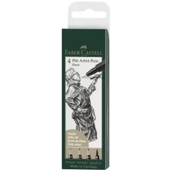 Faber-Castell PITT artist pen set Black