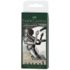 Faber-Castell PITT artist pen set 6-pack – black | Tuschpennor & Markers