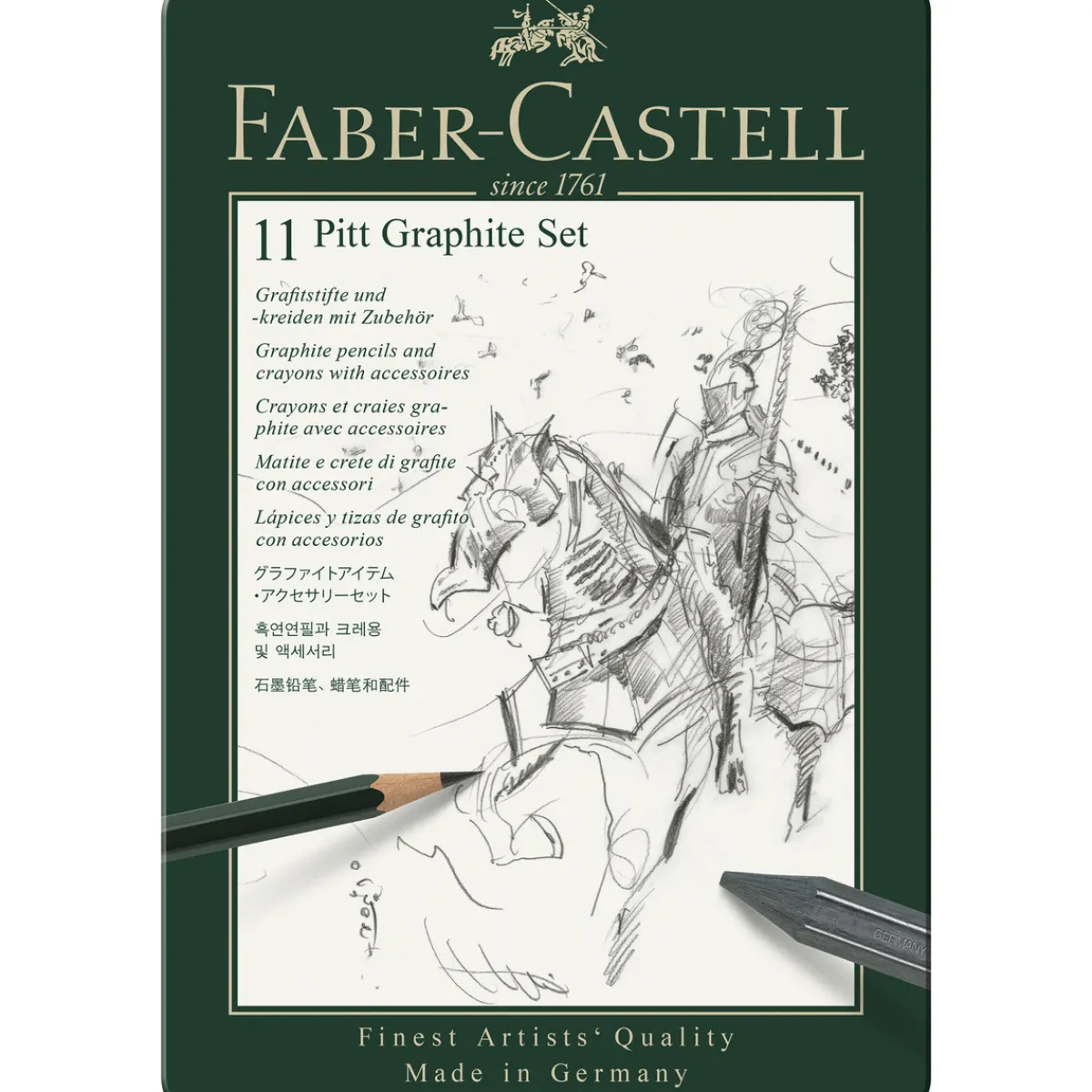 Faber-Castell Pitt Graphite set 11 st | Blyerts- & Grafitpennor