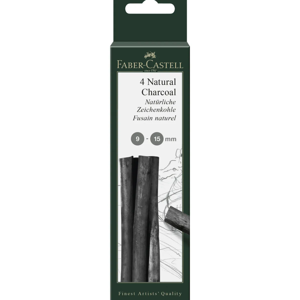 Faber-Castell PITT ritkol natural 3-6mm 20p