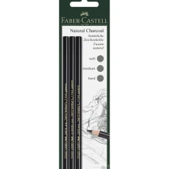 Faber-Castell PITT ritkolspennor Natural 3p | Kolpennor & Ritkol