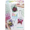 Pixel Hobby Pixelhobby Kit Insects – 3 nyckelringar à 30×40 mm, 8 pixelplattor och mönsterhäfte | Barn Diy-Kit