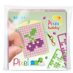 Pixel Hobby Pixelhobby Mini-kit körsbär – med nyckelring 30×40 mm & 3×144 pixlar | Barn Diy-Kit