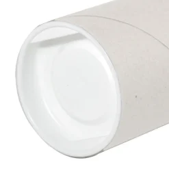 Kreatima Plastlock till papptub, Ø8 cm – pris per styck | Förvaring|Förvaring