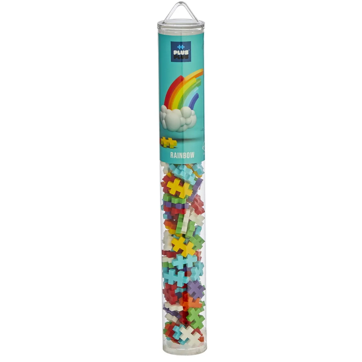 Plus-Plus Rainbow Tube 100 st | Barn Byggleksaker