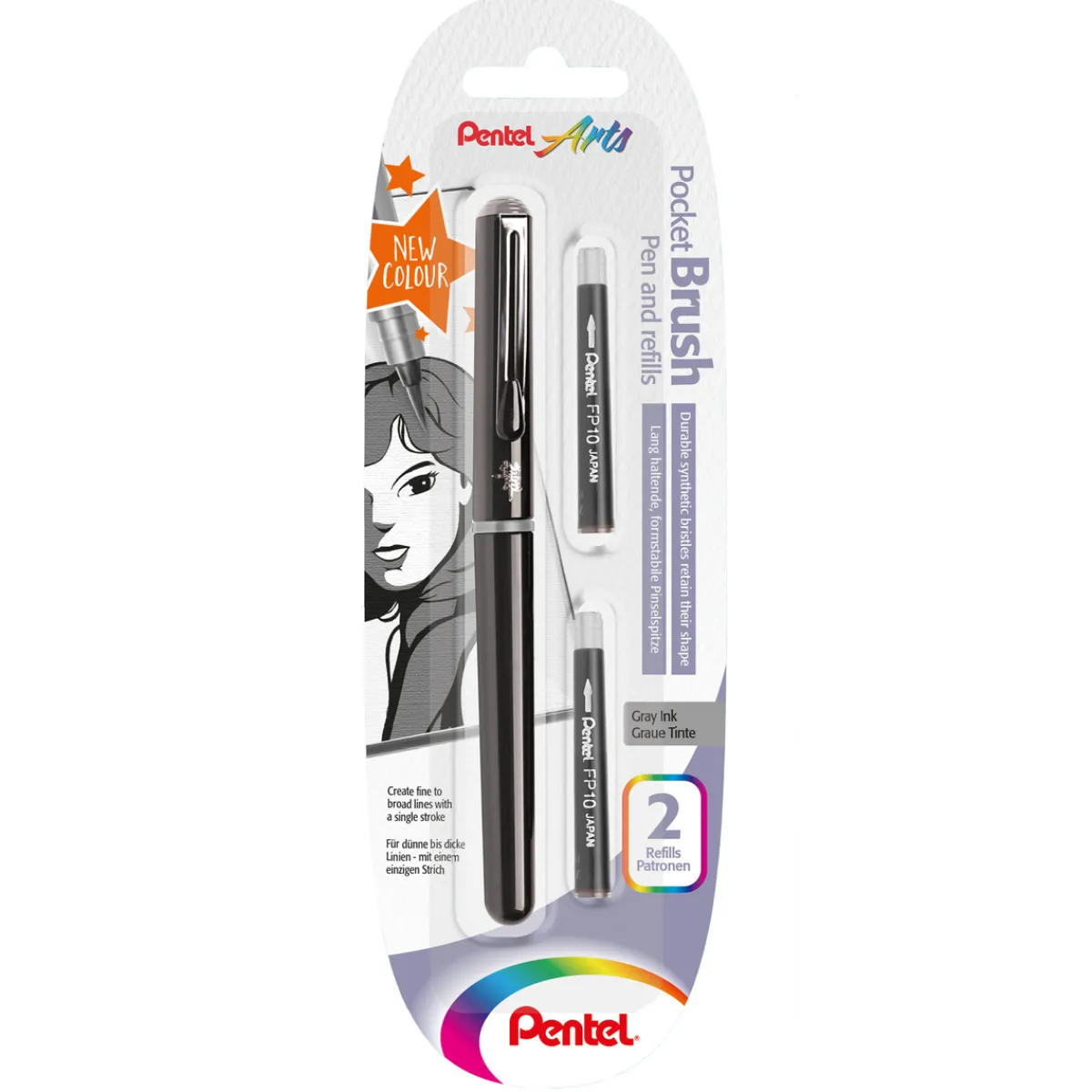 PENTEL Pocket Brush Pen