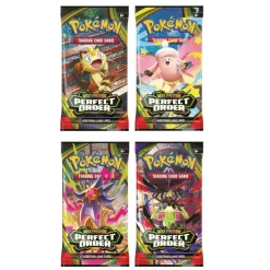 Barn Pokemon Pokémon TCG Mega Evolution Perfect Order – OBS! Priset avser endast ETT boosterpack (10 kort)