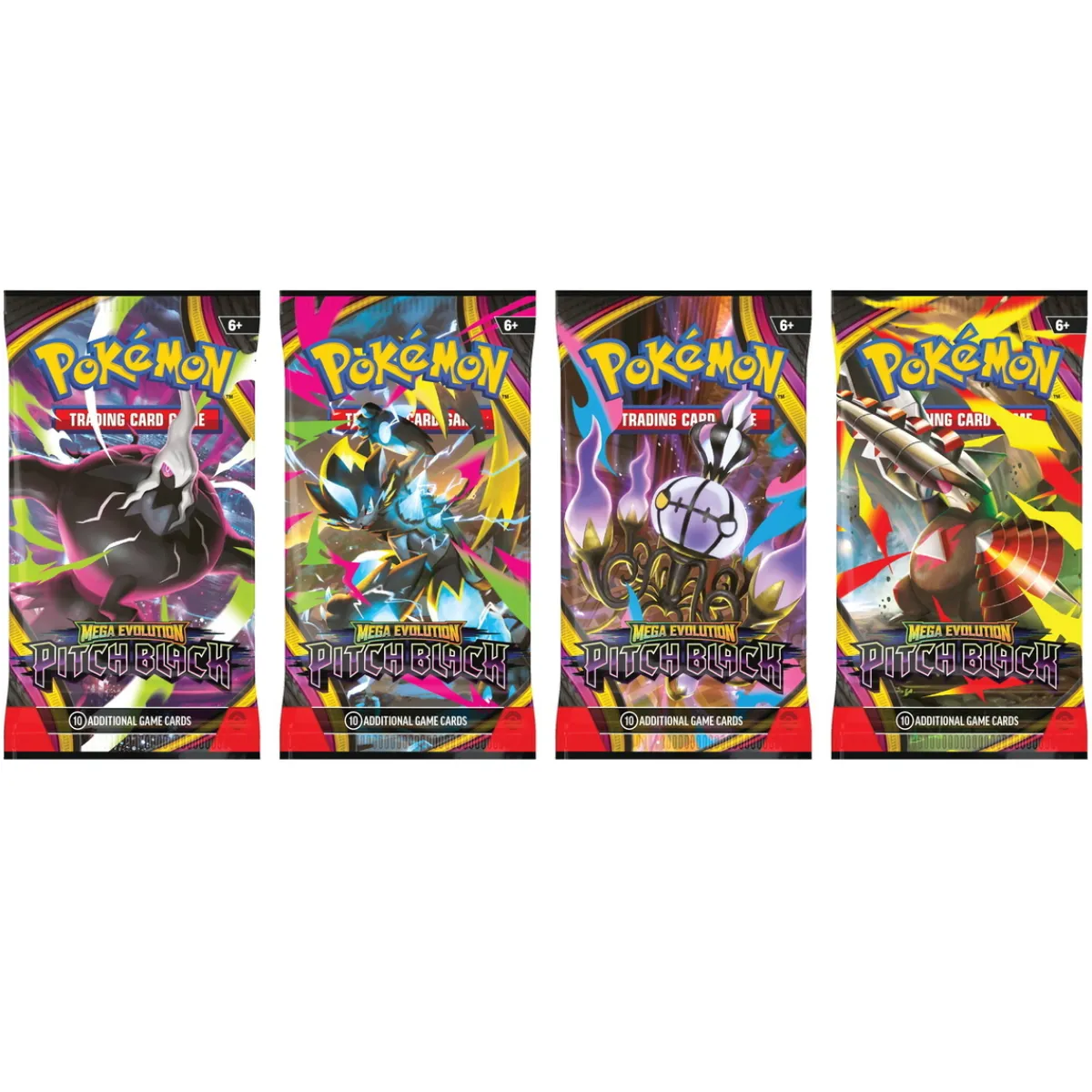 Pokemon Pokémon TCG Mega Evolution Pitch Black – OBS! Priset avser endast ETT boosterpack (10 kort) | Barn Samlarkort