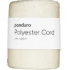 Panduro Hobby Polyestersnöre 200 meter, Ø3 mm, ecru / krämvit