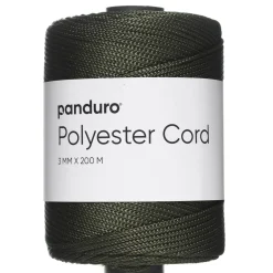 Panduro Hobby Polyestersnöre 200 meter, Ø3 mm, skogsgrön