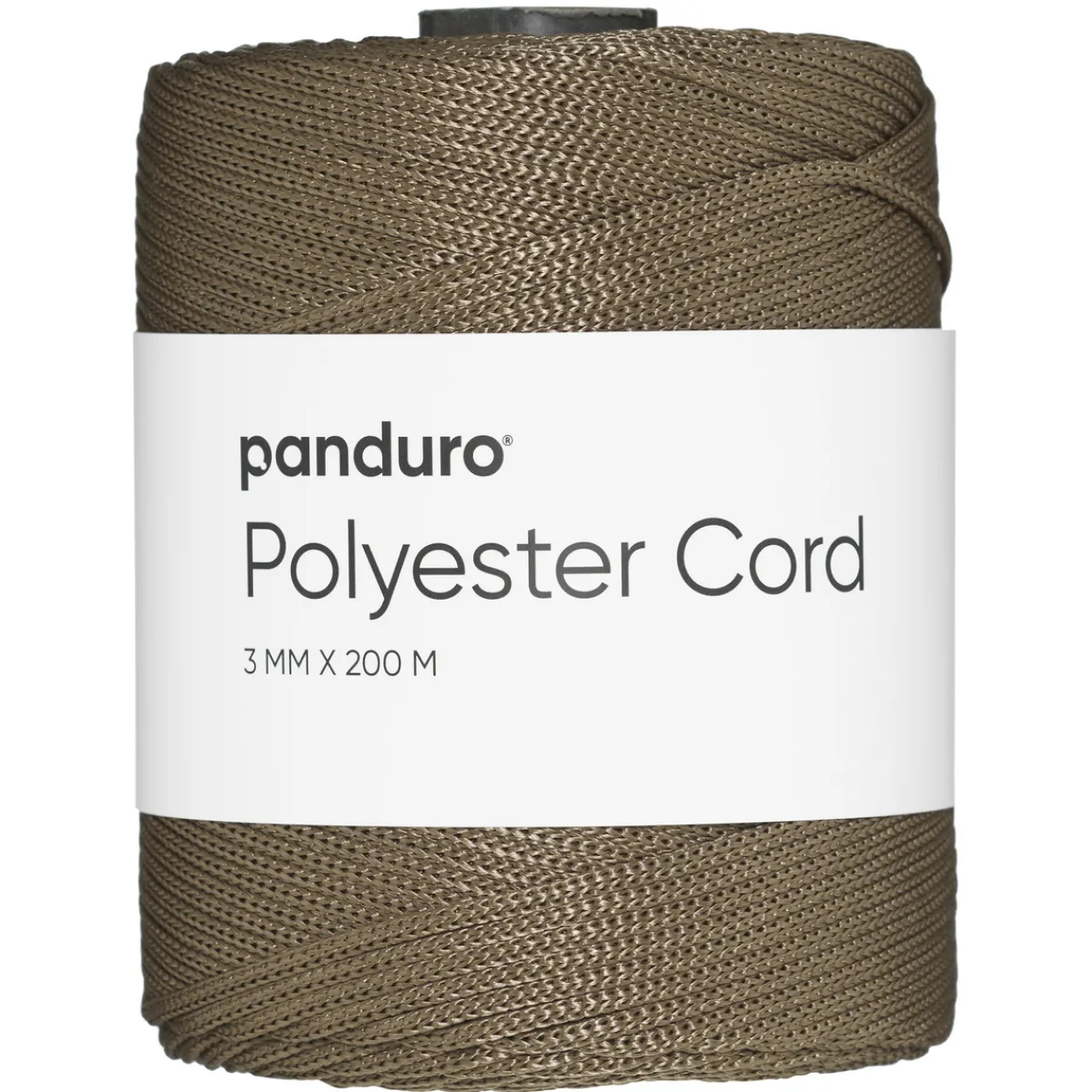 Panduro Hobby Polyestersnöre 200 meter, Ø3 mm, taupe | Snören & Snoddar