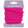 Panduro Hobby Pompom-band dekorband cerise, 4 m långt och 10 mm brett