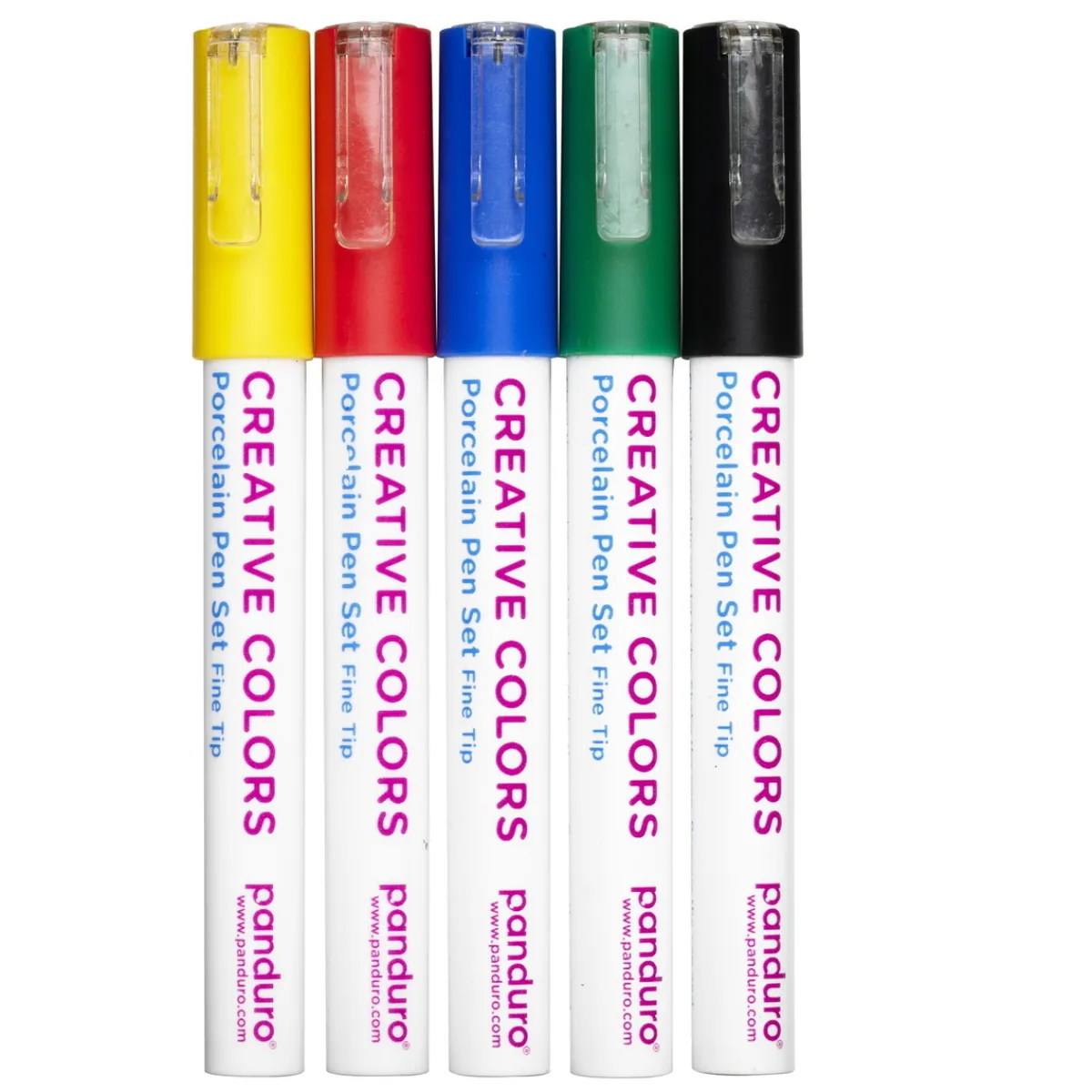 Barn Creative Colors Porslinspennor 5-pack Basfärg