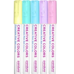 Creative Colors Porslinspennor 5-pack Pastel | Barn Porslinsmålning