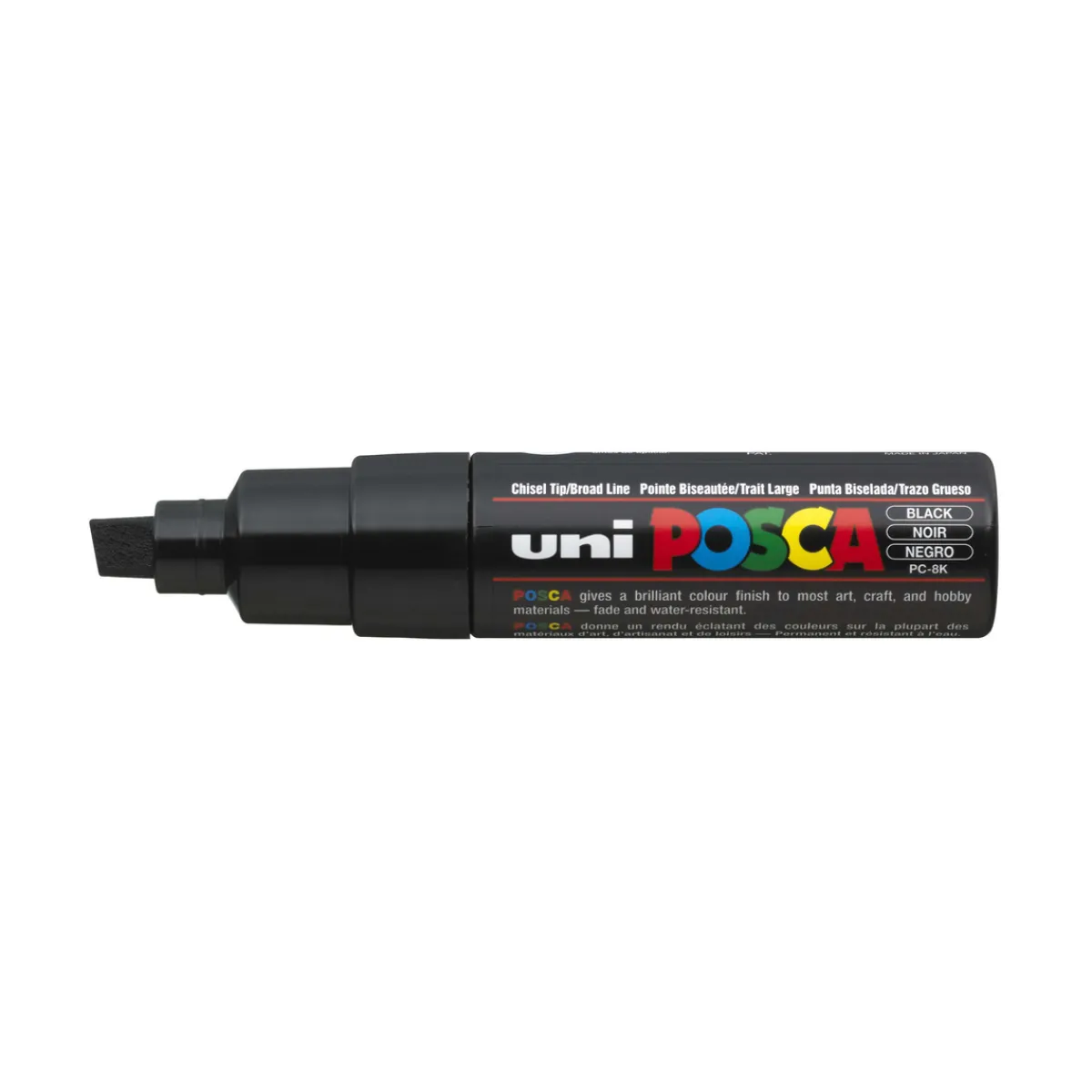 Posca PC-8K Black 46 (8 mm broad tip / chisel) | Tuschpennor & Markers