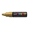 Posca PC-8K Gold 810 (8 mm broad tip / chisel) | Tuschpennor & Markers