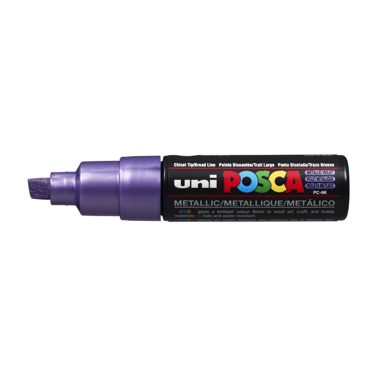 Posca PC-8K Metallic Violet 840 (8 mm broad tip / chisel)