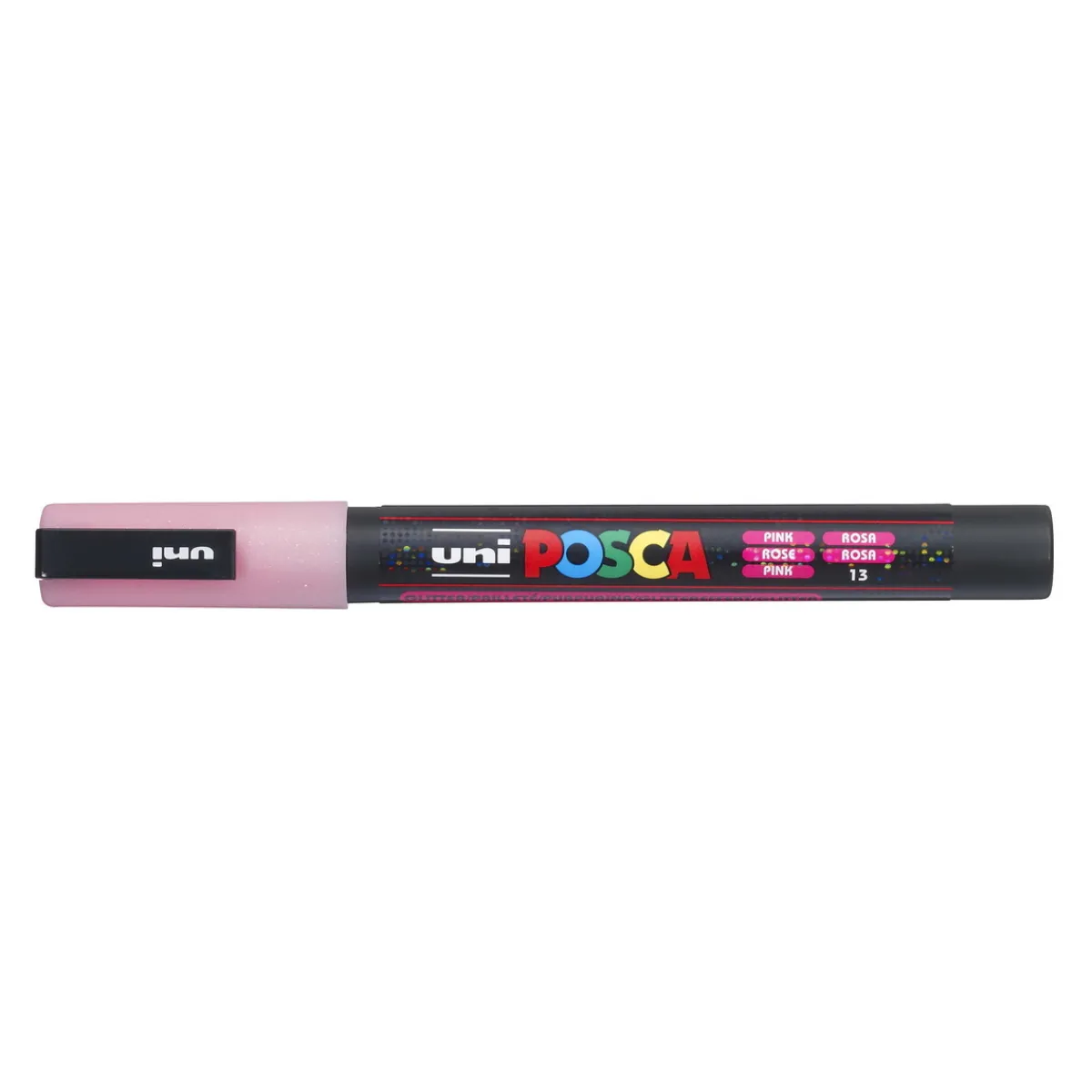 Posca PC-3M Pink glitter 56 (0,9-1,3 mm) | Tuschpennor & Markers