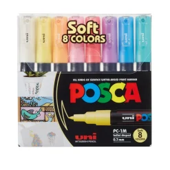 Posca PC-1M Soft colors 8-p