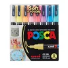 Posca PC-3M Soft colors 8-pack (0,9-1,3 mm) | Tuschpennor & Markers