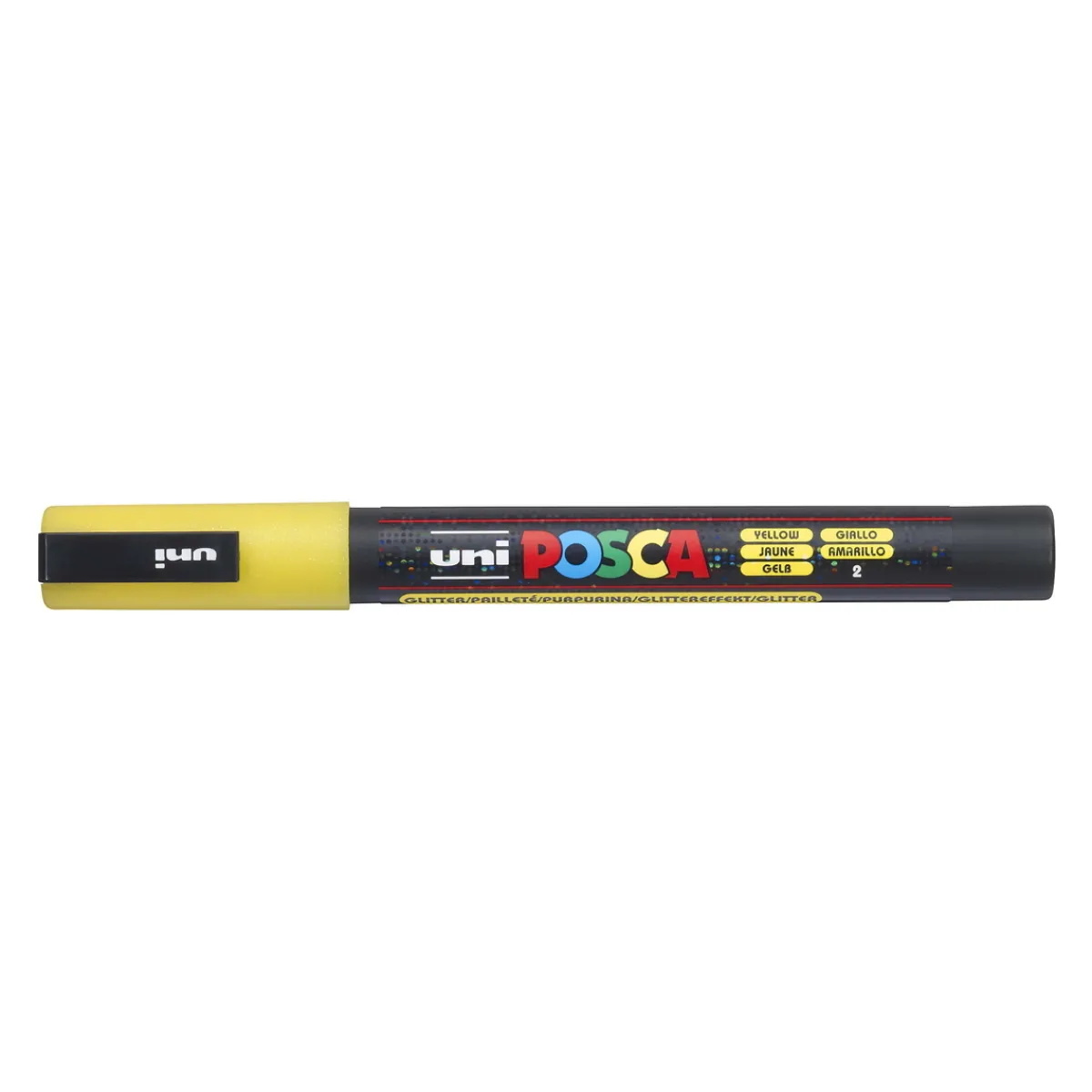Posca PC-3M Yellow glitter 44 (0,9-1,3 mm) | Tuschpennor & Markers
