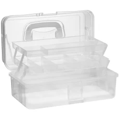 Panduro Hobby Praktisk förvaringslåda av plast – 31×17×14 cm