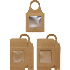 Panduro Hobby Presentaskar att hänga på flaskor, 3-pack, 9×9×3 cm | Presentaskar