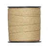 Panduro Hobby Presentband 25 meter på rulle, 1 cm brett – glitter guld