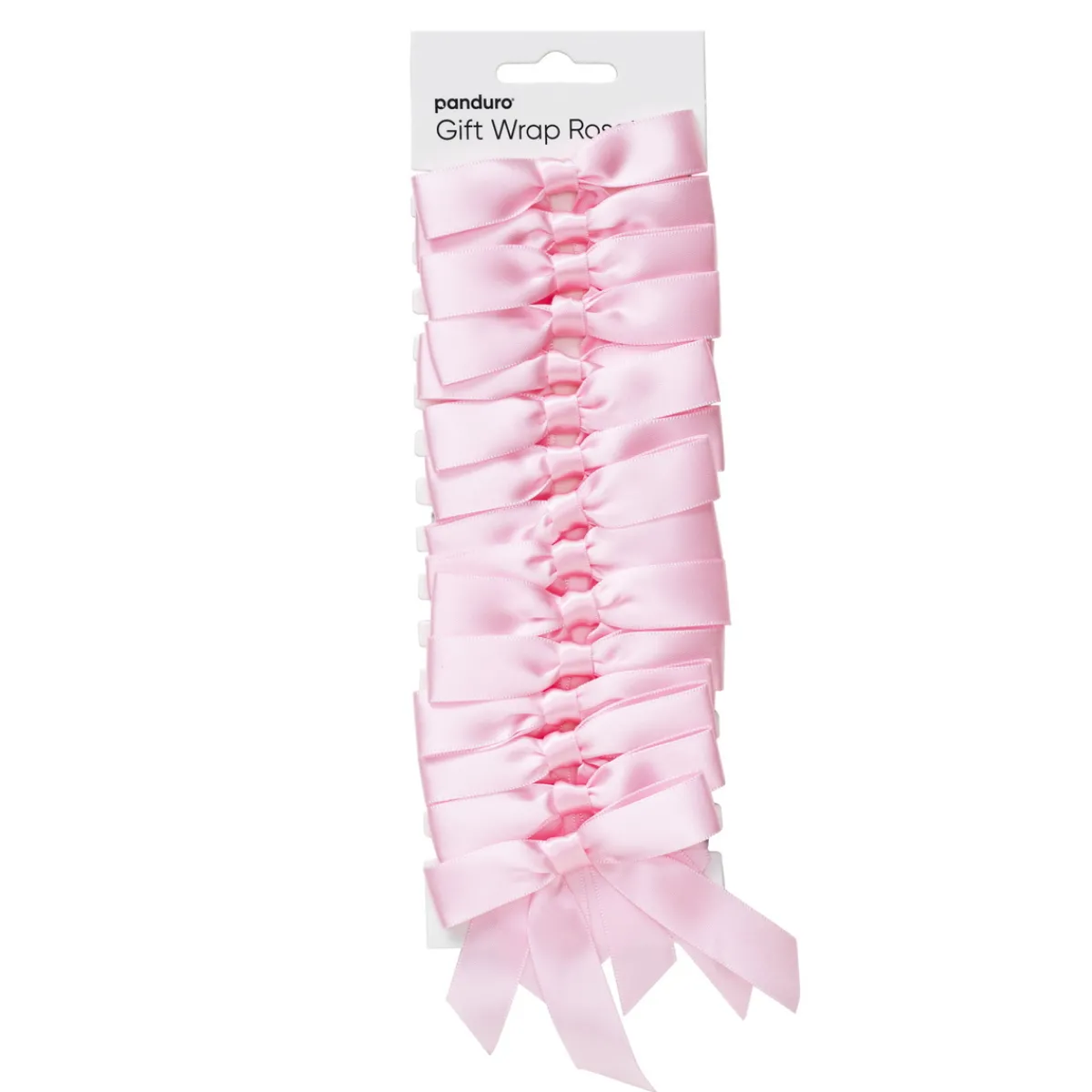 Panduro Hobby Presentrosetter, rosetter av satin, rosa 15 st. | Presentdekor
