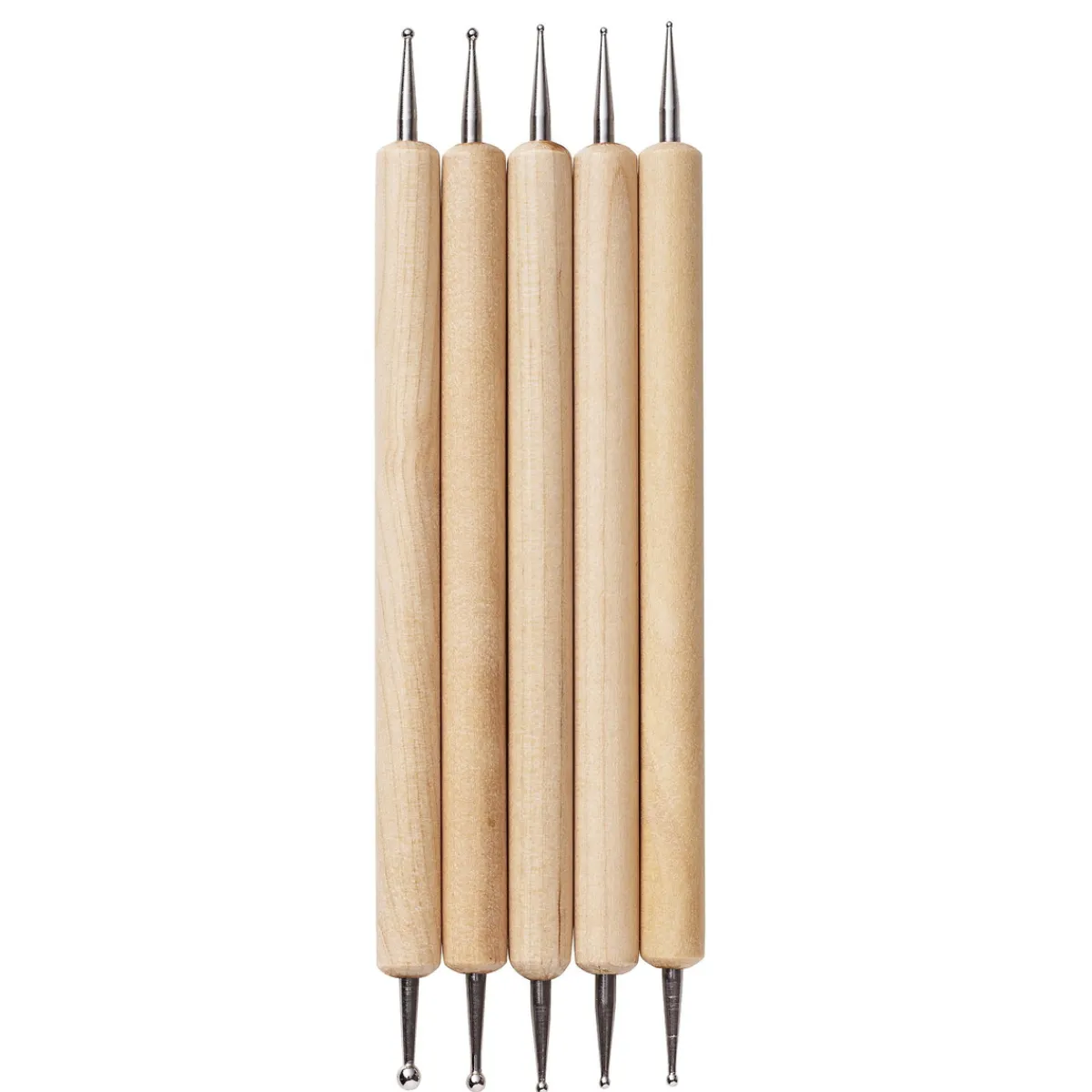 Kreatima Präglingsverktyg och lerverktyg av metall, 5-pack, längd 13 cm
