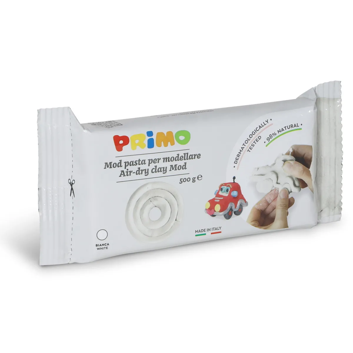Primo lufttorkande lera, vit 500 g | Barn Lufttorkande Lera