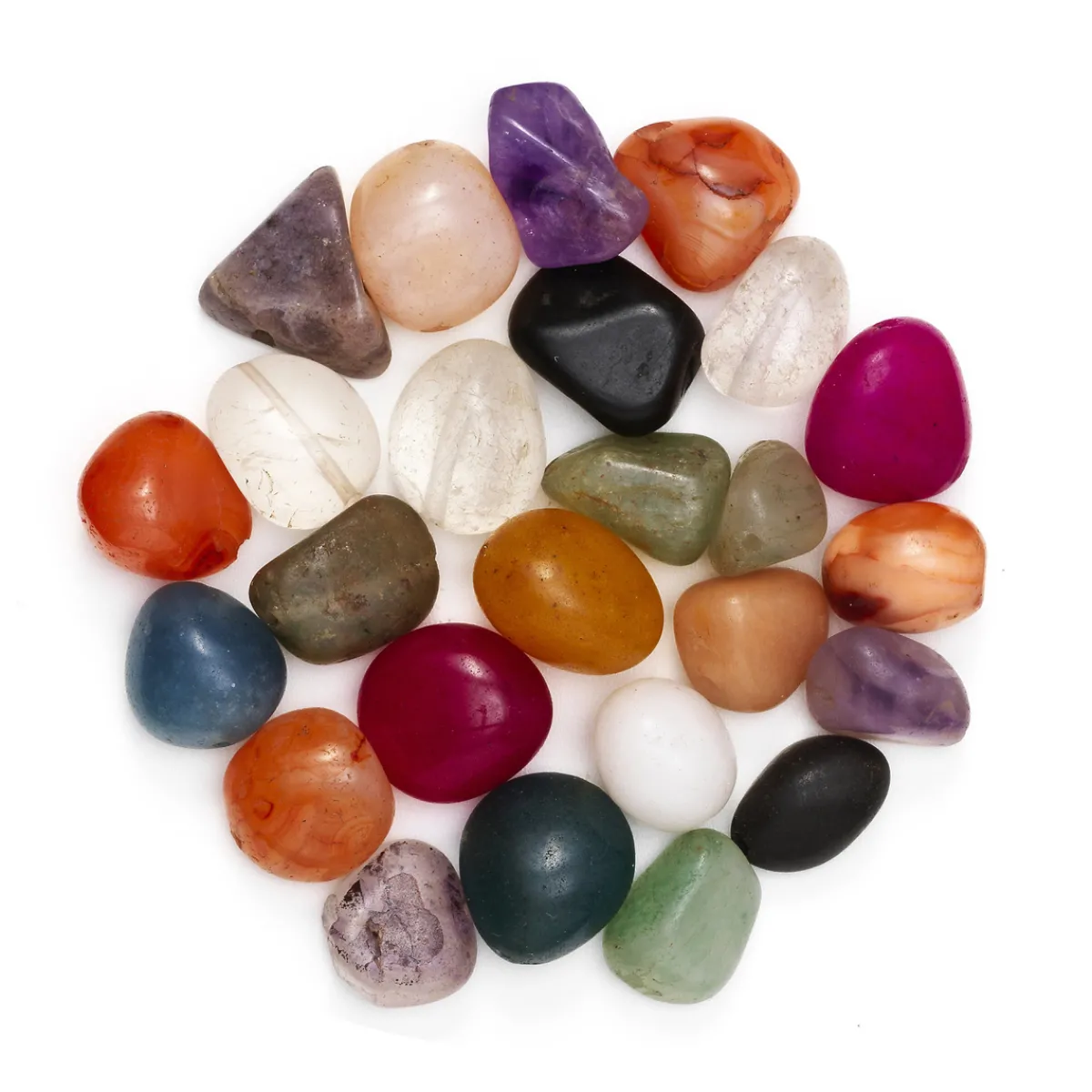 Panduro Jewellery Pärlmix sten färgmix slipade | Pärlor Av Halvädelsten & Natursten