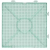 Panduro Iron Beads Pärlplatta för pärlor & rörpärlor i storleken Ø5 mm – transparent turkos, 15×15 cm | Barn Rörpärlor Midi
