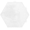 Barn Panduro Iron Beads Pärlplatta Midi hexagon, 15,5×13,5 cm – för våra rörpärlor som är Ø5 mm