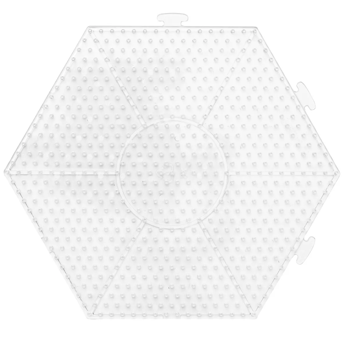 Barn Panduro Iron Beads Pärlplatta Midi hexagon, 15,5×13,5 cm – för våra rörpärlor som är Ø5 mm