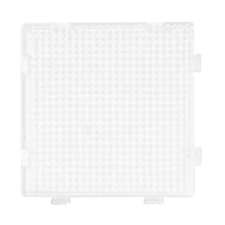 Panduro Iron Beads Pärlplatta Mini liten kvadrat, 7,5×7,5 cm – för våra Mini-rörpärlor som är Ø2,5 mm | Barn Rörpärlor Mini
