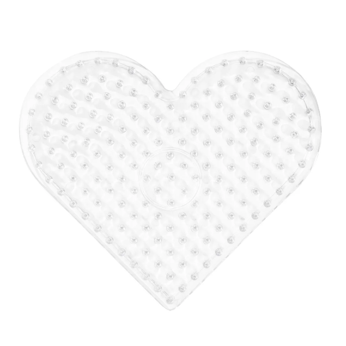Barn Panduro Iron Beads Pärlplatta XL hjärta, 17,5×15,3 cm – för våra XL-rörpärlor som är Ø9 mm