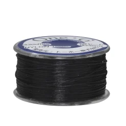 TOHO Beads Japan Pärltråd TOHO svart, 46 meter – 0,2 millimeter i diameter