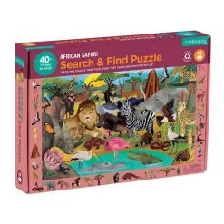 MudPuppy Pussel - Sök & finn safari | Barn Barnpussel
