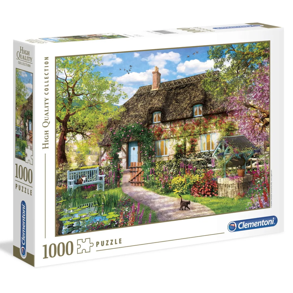 Barn Clementoni Pussel The old cottage 1000