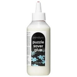 Panduro Hobby Puzzle Saver Glue, 250 ml pussellim som låter dig limma samman pussel | Speciallim