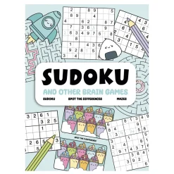 Panduro Hobby Pysselbok Sudoku – sudokun, finn fem fel, labyrinter och klurigheter! 21×28 cm, 48 sidor | Barn Målar- & Pysselböcker